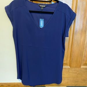 Express navy women’s blouse